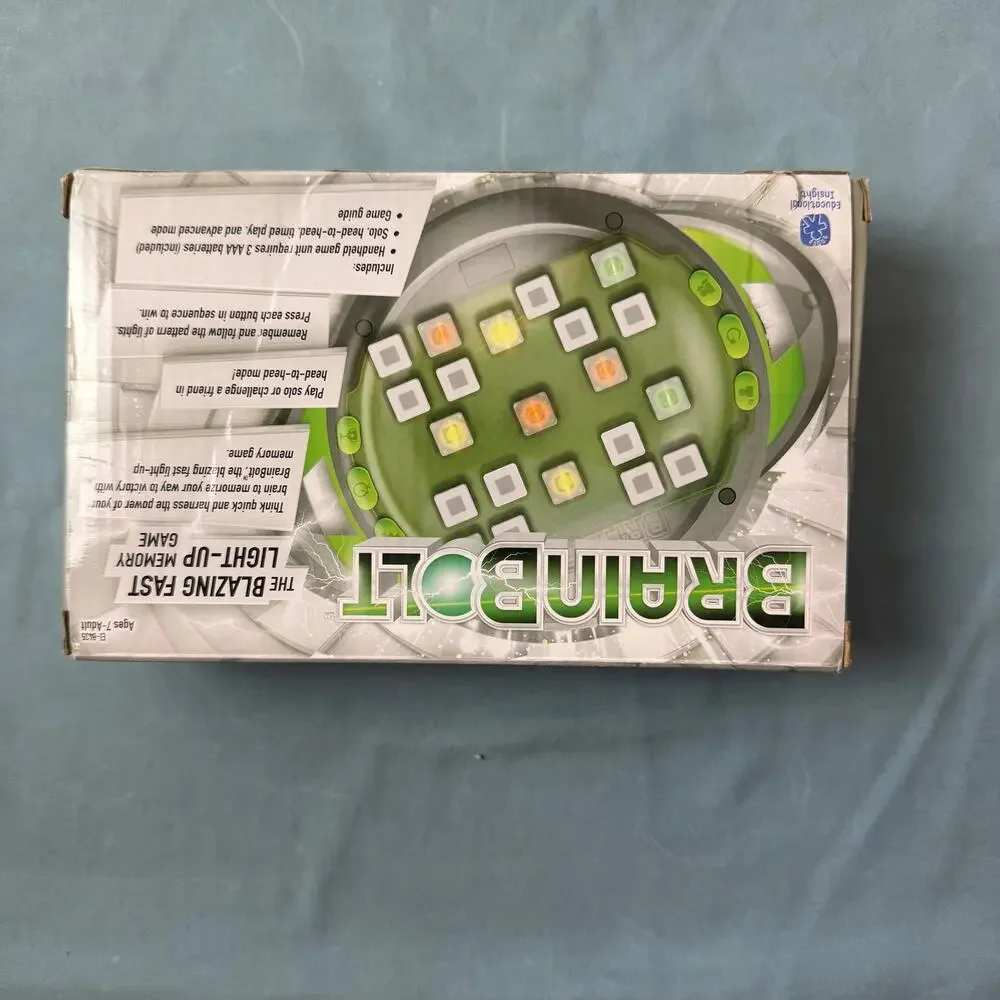 BrainBolt Blazing Fast Light-Up Memory Game Educational Insights Ages 7+ Gift
